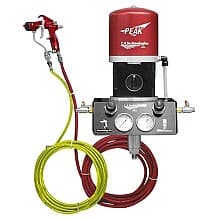 Bobcat Wall-Mount Air Assist Spray Gun AAA Outfit with Siphon