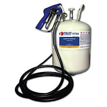 PermaGrip® MC Free Conact Adhesive, Clear, 30lb Canister with Gun and Hose