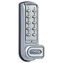 KL1200 Locker Lock, Silver Gray, Keyless