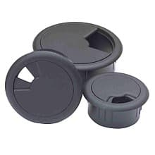 CPF 2-7/8" 3-Piece Cable Grommet, Gray