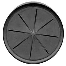 80mm Wire Gripping Grommet, Black
