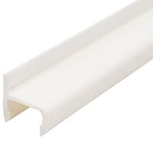 5/8" Hanging File Rail, White