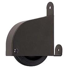 Contemporary Ladder Wheel Assembly for Library Ladders with Brake, Oil Rubbed Bronze