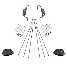 Ladder Hardware Kit for 16" Wide Library Ladder