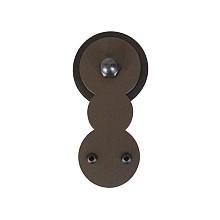 Circle Strap with Roller for Rolling Barn Doors, Oil Rubbed Bronze