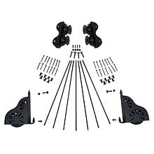 Rolling Hardware Kit with Break for 20" Wide Library Ladder