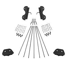 Ladder Hardware Kit for 16" Wide Library Ladder