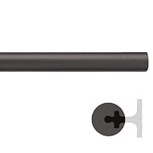 96" Extension Rail for Rolling Library Ladder, Oil Rubbed Bronze Finish