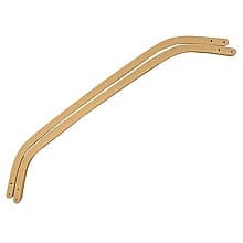 Steam-Bent Hand Rail for Library Ladders, Unfinished, Hickory