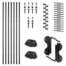 Stationary Mount Hardware Kit for 16" Wide Library Ladder