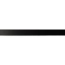 Flat Rail for Rolling Barn Doors, Black