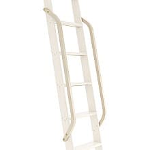 47" Wooden Handrail with Satin Brass Bolt, Unfinished