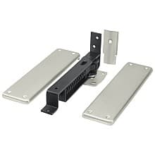 DASH95 Double-Action Spring Hinge, 3-3/4" x 9-1/4", Brushed Nickel