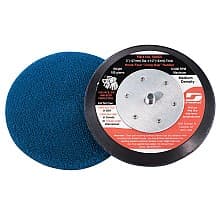 5" Hook and Loop Long Nap Non-Vacuum Disc Backing Pad, No Holes