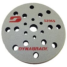 6" Hook and Loop Short Nap Non-Vacuum Disc Interface Pad, 21 Holes