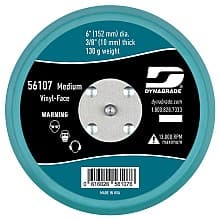 6" PSA Non-Vacuum Disc Backing Pad, No Holes