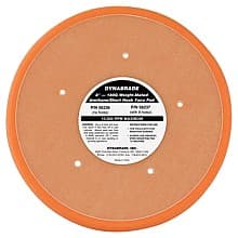 8" Hook and Loop Short Nap Non-Vacuum Disc Backing Pad, No Holes