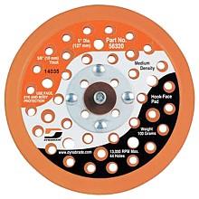 5" Hook and Loop Short Nap Vacuum Disc Backing Pad, 44 Holes