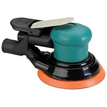 5" Dynorbital-Spirit Random Orbital Sander, 3/16" Orbit Central Vacuum with Multi-Hole Hook & Loop Pad