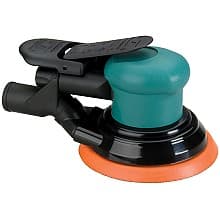5" Dynorbital-Spirit Random Orbital Sander, 3/32" Orbit Central Vacuum with Multi-Hole Hook & Loop Pad