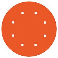 8" Hook and Loop 8 Holes Vacuum Sanding Disc, Aluminum Oxide on Film (25/Pack)