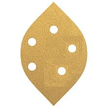 2-3/4" x 2-3/8" Aluminum Oxide PSA Tear-Drop Abrasive Sheet (50/Pack)