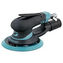 6" Dynorbital Extreme Random Orbital Sander with Speed Regulator, 3/32" Orbit Central Vacuum with 6-Hole Hook & Loop Pad