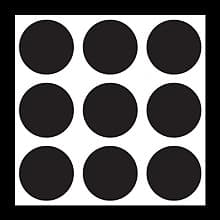 3/4" Cover Cap, White, Vinyl, Roll of 1000