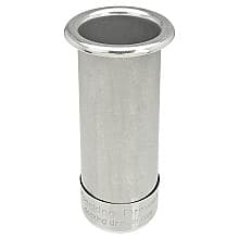 0024-00502 2" Round Capped Bottom Docking Drawer Canister, Stainless Steel