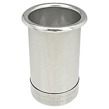 0024-00503 3" Round Capped Bottom Docking Drawer Canister, Stainless Steel