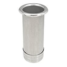 2" Round Capped Bottom Docking Drawer Canister, Stainless Steel