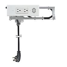 Docking Drawer 15 Amp Blade Compact Vanity Outlet with 2 AC Outlets