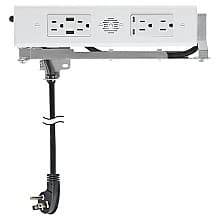 Docking Drawer Blade Duo In-Drawer Outlet with 4 15-amp AC Outlet and 2 65W USB-C/USB-A Port, White
