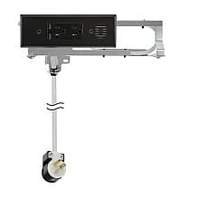 Docking Drawer 20 Amp Blade Compact Vanity Outlet with 2 65W USB-C Ports & 2 AC Outlets