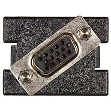 Female to Screw Type VGA 15 Pin, Black