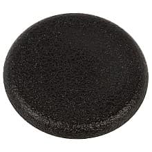 1" No-Slot Grommet Cap for 9/16" Hole, Matte Black