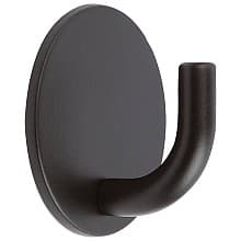 CH5 Single Coat Hook, Matte Black