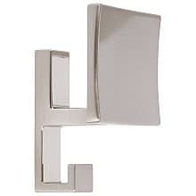 CH53 Square Plate Coat Hook, Satin Nickel