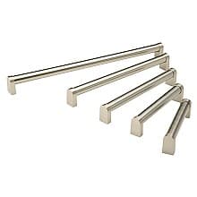 7-9/16" Heavy Weight Cylindrical Bar Pull, Satin Nickel