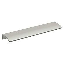 6-5/16" Straight Edge Drawer Pull, Brushed Satin Aluminum