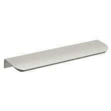 6-5/16" Medium Round Edge Drawer Pull, Brushed Satin Aluminum