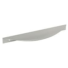 6-5/16" Small Crescent Drawer Pull, Brushed Satin Aluminum