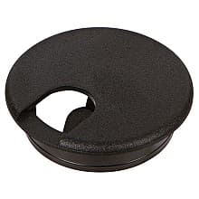 3" Grommet Cap and Liner Set for 2-1/2" Hole, Matte Black