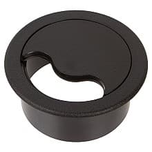 5-1/2" Floor Access Grommet for 5" Hole, Black