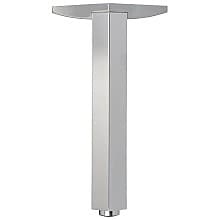 1" Diameter x 8-1/8" High Corner Furniture Leg, Polished Aluminum