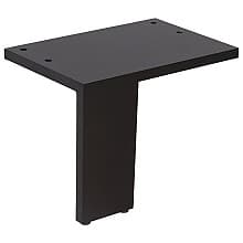 3-15/16" Wide x 4-3/8" High Left Slim Corner Furniture Leg