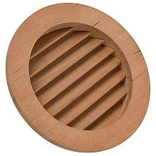 4-9/16" Round Air Vent Grille for 3-15/16" Hole, Beech