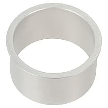 1-5/8" Desk Grommet Liner, Satin Aluminum