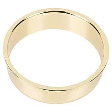 2-1/2" Desk Grommet Liner for 2-3/8" Hole, Polished Brass
