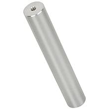 1-1/4" x 8" Aluminum Stand-Off Barrel, Satin Aluminum Finish